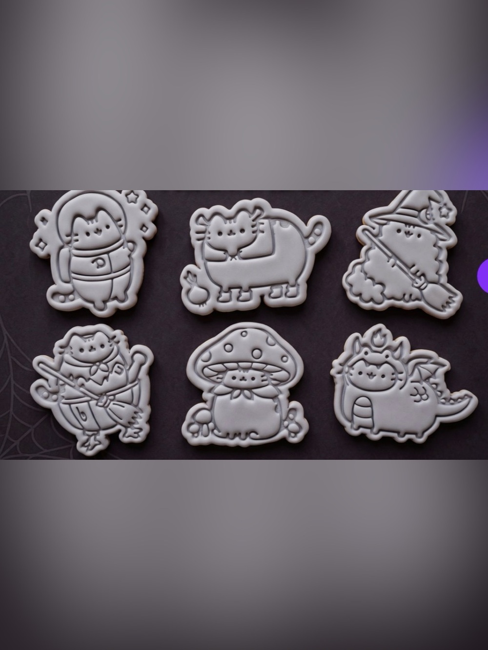 PUSHEEN CAT HALLOWEEN COOKIE CUTTERS SET 31942